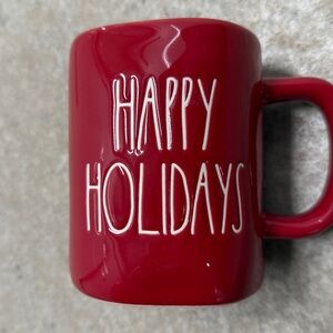 Rae Dunn HAPPY HOLIDAYS Mug